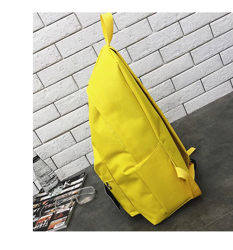 Currently Available Wholesale Canvas Students Backpack Outdoor Large-Volume Backpack Korean-style Schoolbag a Generation of Fat