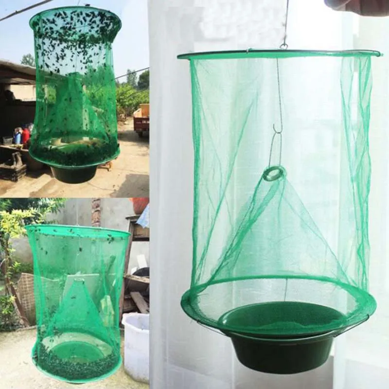 Folding Fly Trap Mosquito 1PCS Flies Mesh Net Reusable Outdoor Cage Catching Capture Catcher