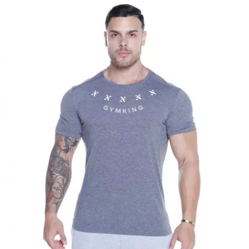 camiseta fitness, de secagem rápida, marca de