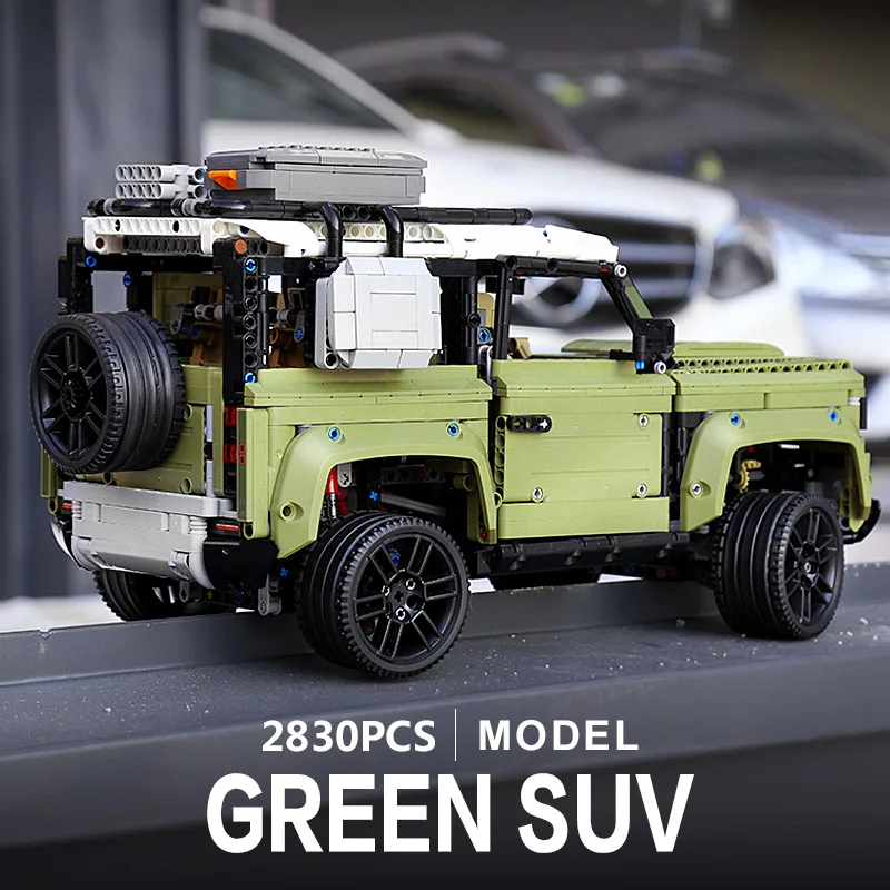 Technic автомобиль серии Supercar Land Rover Guardian Выкл-модель дорожного транспортного средства строительные блоки кирпичи совместимы с 42110 игрушками