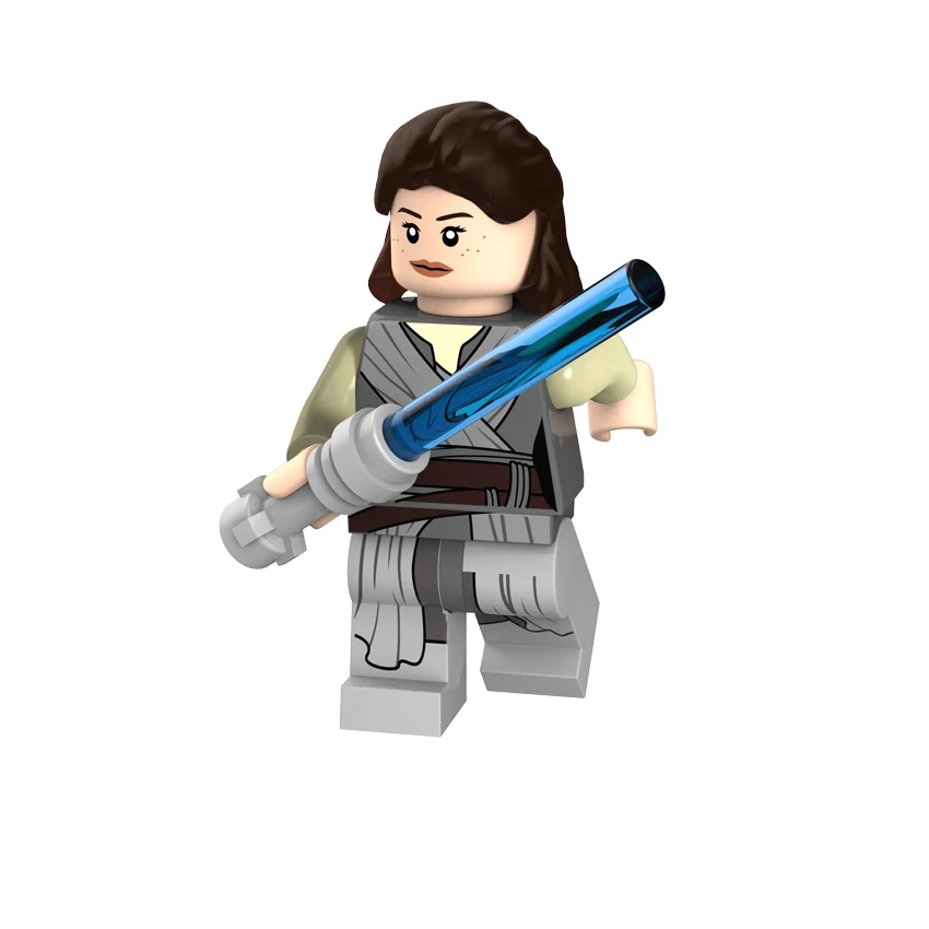 Фигурки из Звездных войн, джедаи, Звездные войны, Dooku Han solo Leia Luke Yoda, Darth Vader, Maul Jar Jango, Фетт, Obi Wan, строительные блоки, игрушки - Цвет: Красный