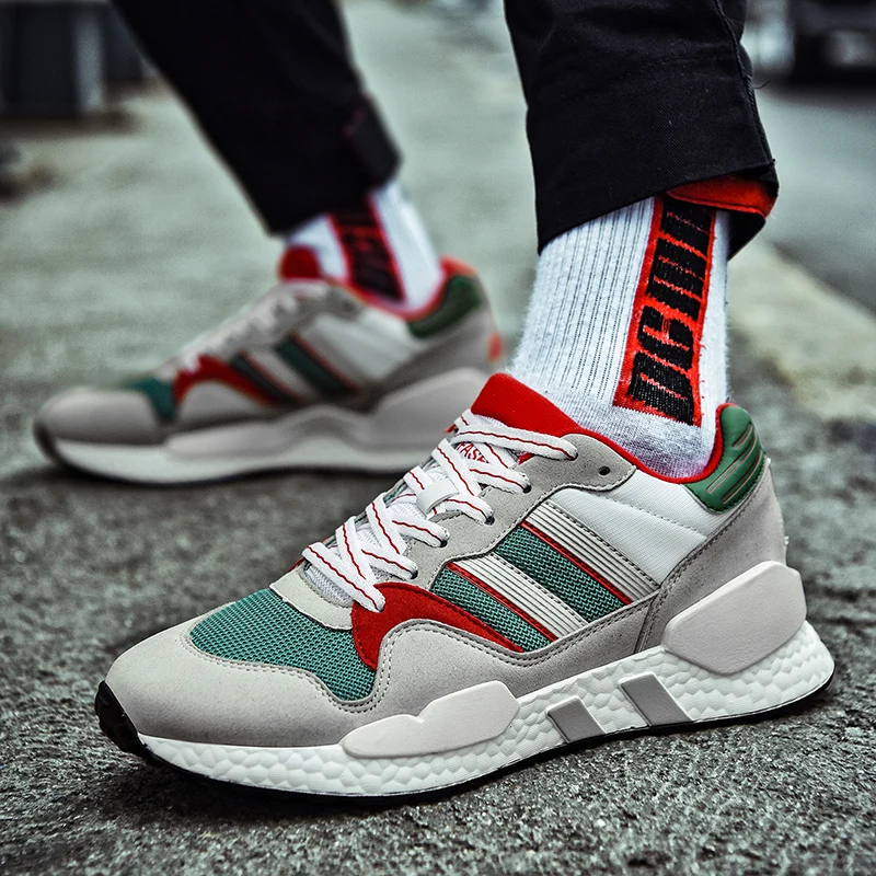 Мужские кроссовки Nite Jogger Boost; модные кроссовки в стиле ретро; CG7088; 3 м; Дизайнерская обувь с попкорном; Спортивная повседневная прогулочная Уличная обувь; кроссовки