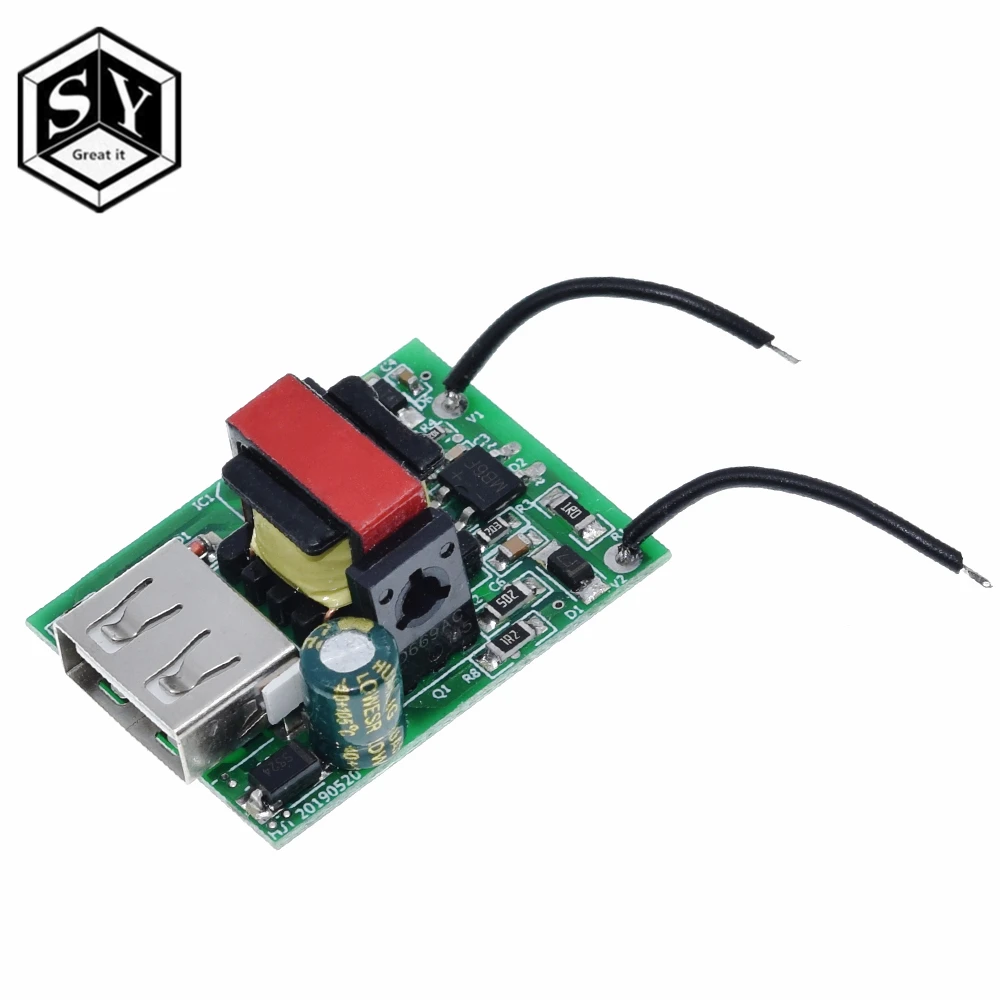 USB DC понижающий изолированный модуль Питание понижающий преобразователь стабилизатор 12V 24V 36V 48V 72V 5V 1A
