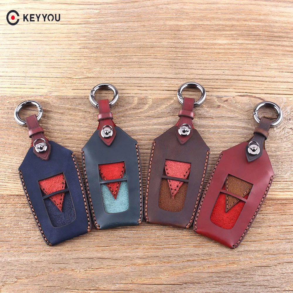 Чехол KEYYOU из натуральной кожи с дистанционным управлением для автомобильного