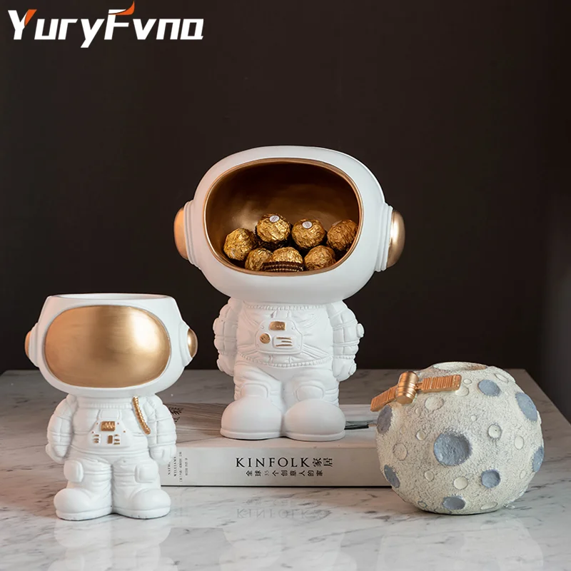 YuryFvna Творческий астронавт фигурка украшение статуи хранения современный