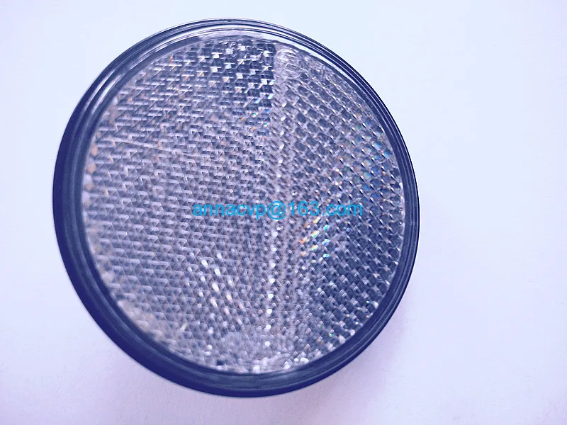 trailer round reflector light lamp trailer parts White (3)