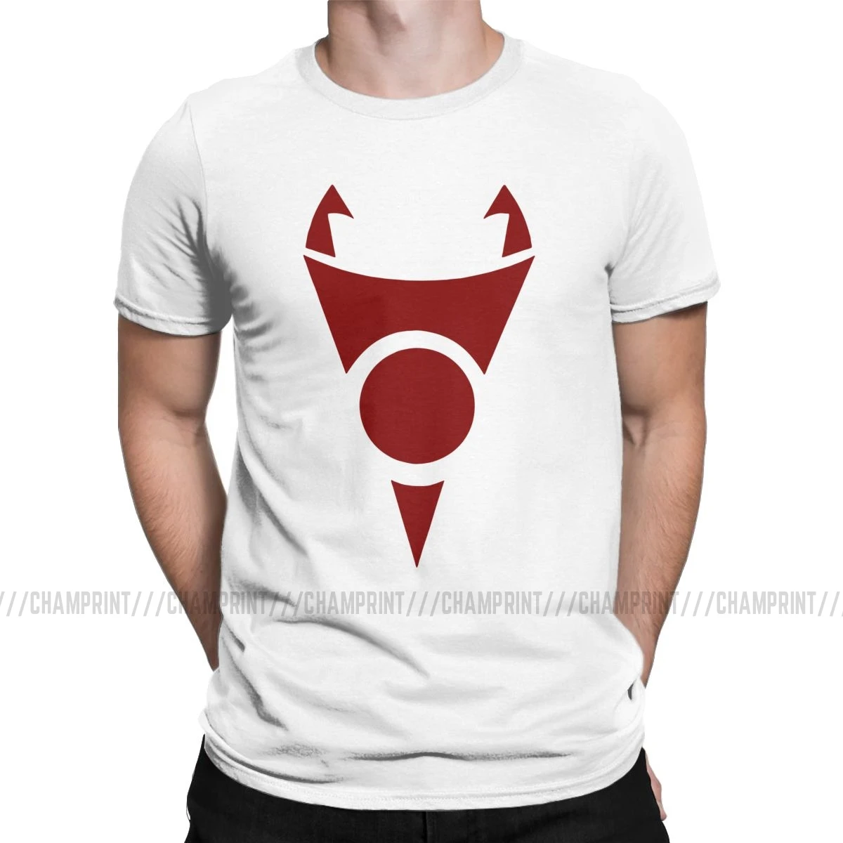 Мужская футболка Invader Zim Irken винтажная хлопковая Футболка с круглым вырезом