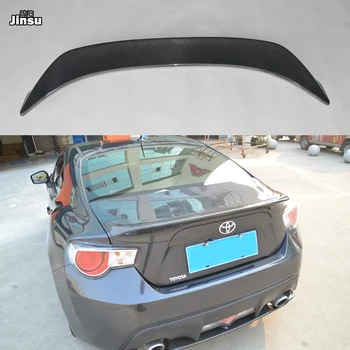 

For Toyota 86 2012-2015 TRD style Carbon fiber rear trunk spoiler lip For Scion GT86 For Subaru BRZ Car styling back wing