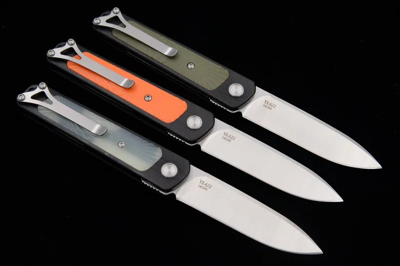 Preise 2019 YX622 100% Echt 14C28N stahl klinge kugellager G10 griff camp Outdoor tasche frucht EDC werkzeug Gentleman folding messer