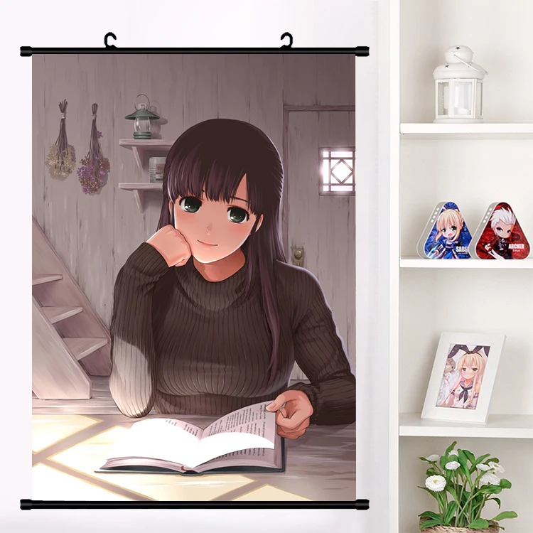 Аниме домашний Na Kanojo домашняя девушка Rui Tachibana Настенная картина плакат свиток холст живопись настенные подвесные плакаты подарки