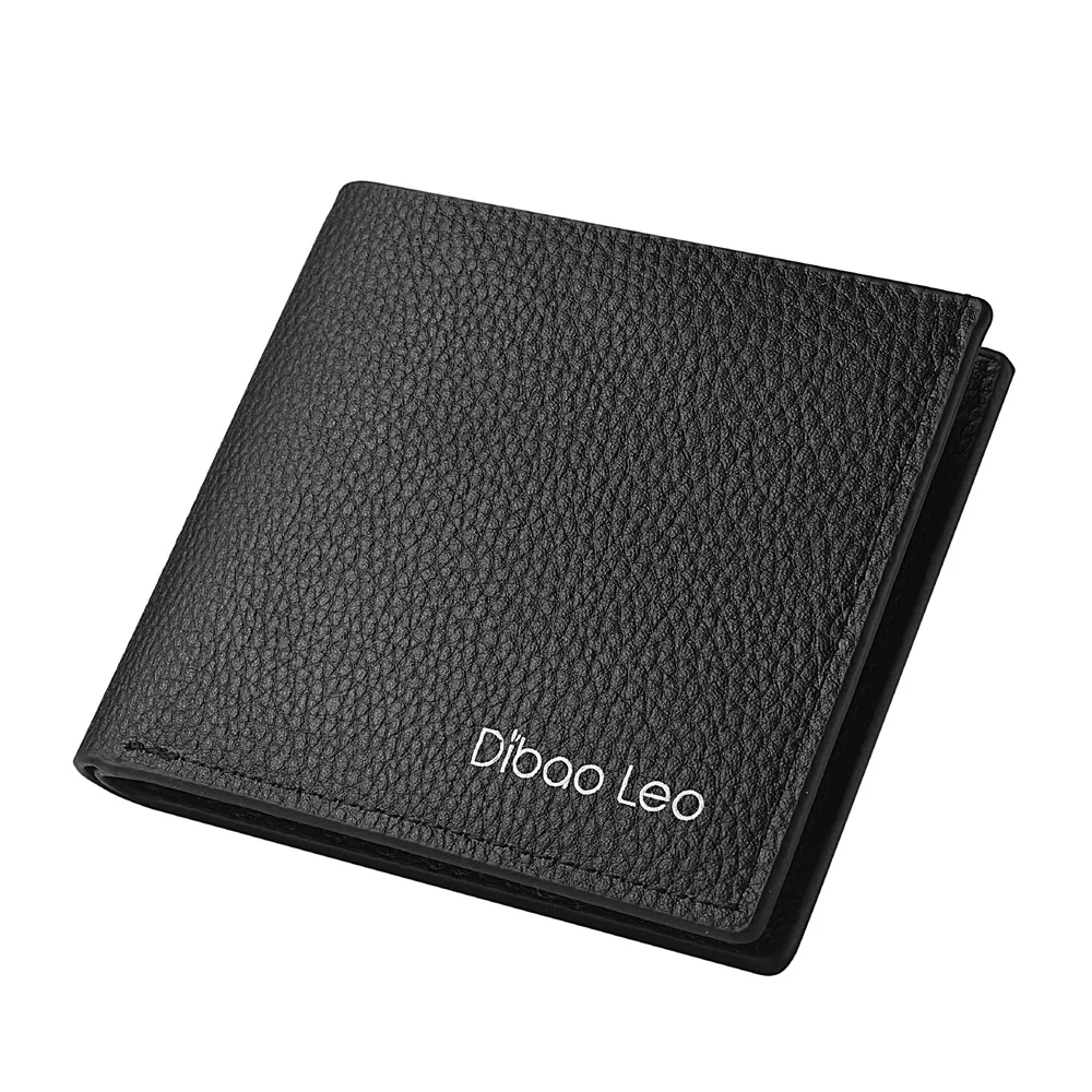 

Hot sale Men's short wallet PU horizontal and vertical wallet wallet zipper purse card package