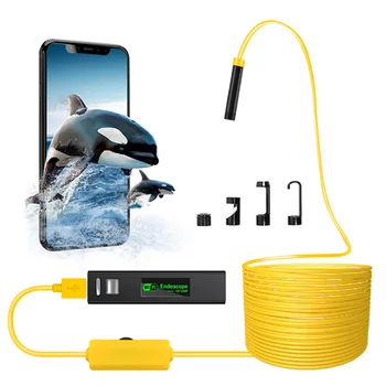 

SOONHUA Wireless Inspection Camera 1200P HD 8LEDs WIFI Endoscope Cameras Waterproof Endoscopes With Wireless Transmitter