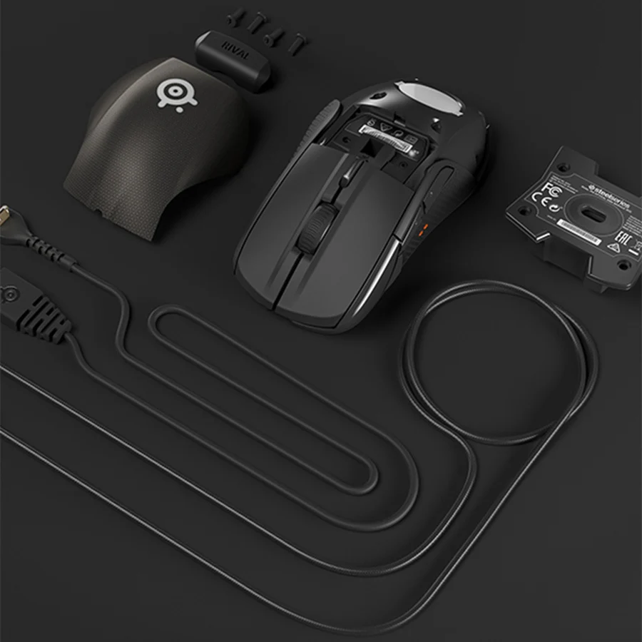 Игровая мышь SteelSeries Rival 710 оптический сенсор 16000 CPI TrueMove3 OLED дисплей тактильные