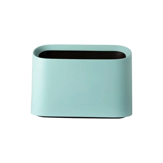 Novel Mini Waste Bin Desktop Garbage Basket Table Home Office Shaking Trash Can Desk Storage Box Dustbin Sundries Barrel Box