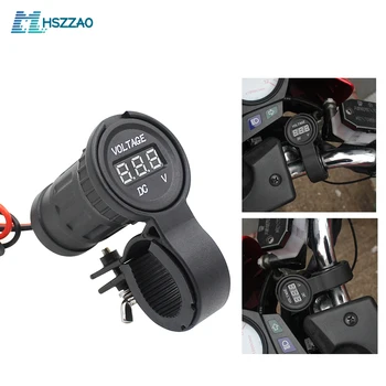 

Waterproof Motorcycle 6-30V measurement DC voltage, short circuit protection voltmeter For ATV Snowmobile Accessories