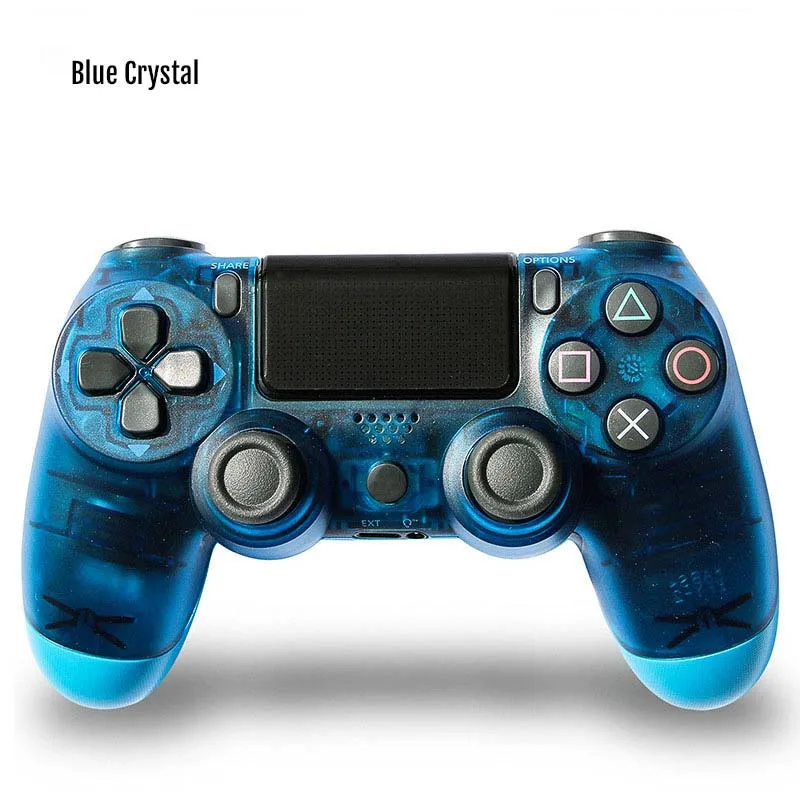 Bluetooth беспроводной джойстик для sony PS4 Mando контроллер подходит консоль для Playstation 4 Dualshock 4 геймпад для PS3 - Цвет: Blue Crystal
