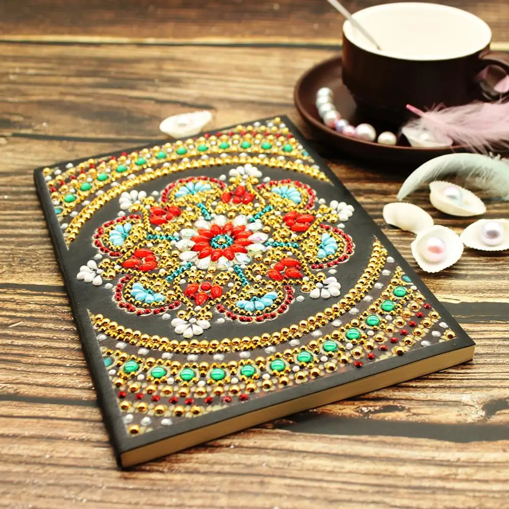 

Flower DIY Diamond Painting Notebook A5 Note Memo Pad Diary Journal Book