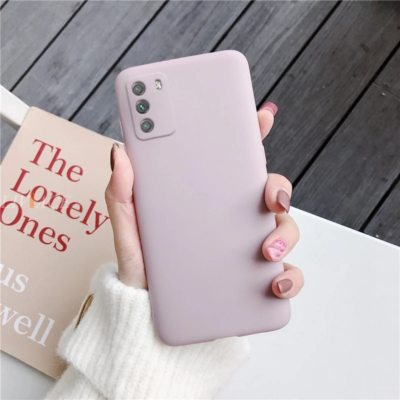 Candy Color Silicone Phone Case For Xiaomi Poco X3 Nfc M3 Pro F2 F3 GT C3 Pocophone F1 Global Matte Soft Tpu Back Fundas Cover
