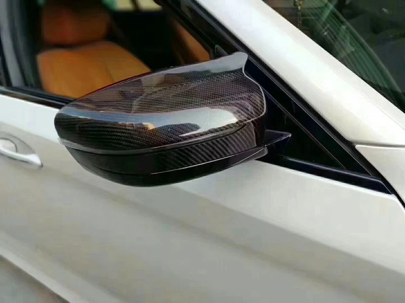 Real Carbon fiber side door rearview wing mirror covers replacement For 3 series G20 G21