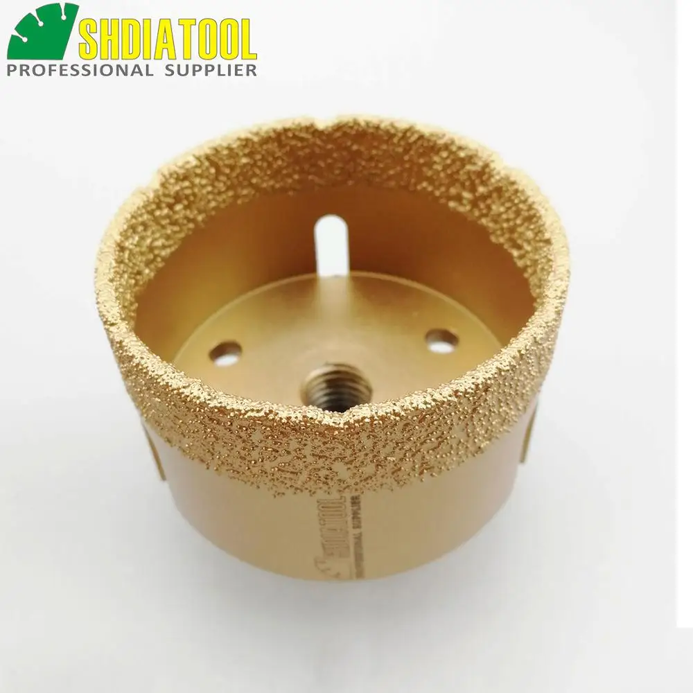 SHDIATOOL 1pc Dry Diamond Drilling Core Bits Cutter Ceramic Tile M14 Thread Hole Saw Marble Porcelain Stoneware Crowns Drill Bit