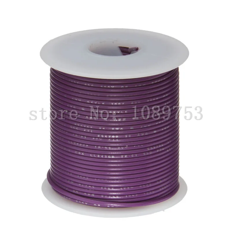 PVC 전자 와이어 전자 케이블, UL 인증 24, 30 미터, UL1007, 24awg, 1.4mm