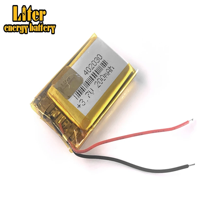 402030 3 7 V 200mah литий полимерный Батарея для штекер MP3 MP4 MP5 GPS перезаряжаемый