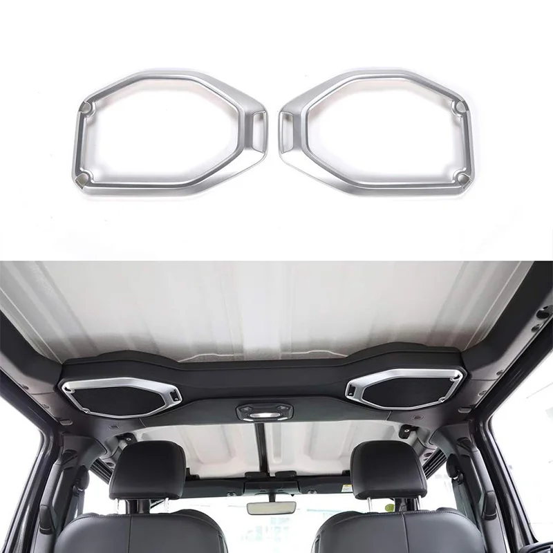 Интерьерные молдинги для Jeep Wrangler JL, автомобильный динамик на крыше, кольцо, декоративная наклейка для Jeep JL Wrangler, аксессуары