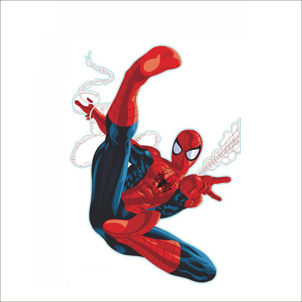 Настенные 3D наклейки Человек паук домашний Настенный декор для детской комнаты