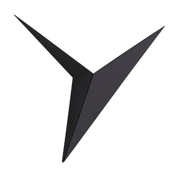 

Modern Creative Nordic Wrought Iron Shaped Triangle Wall Lamp Simple Bedroom Study Bedside Decorate LED Wall Mirror Headlight