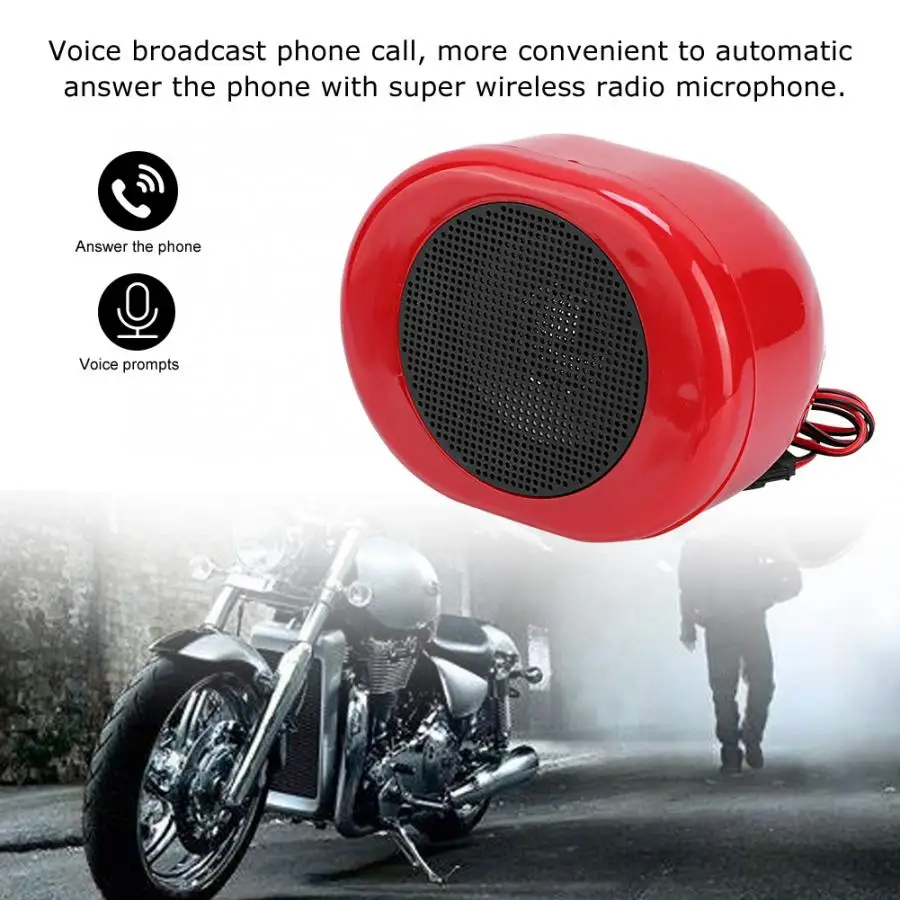 Мотоциклетная сигнализация звуковая система водонепроницаемый Bluetooth MP3 музыкальный аудио плеер 24-86 в мотоциклетная колонка с Bluetooth