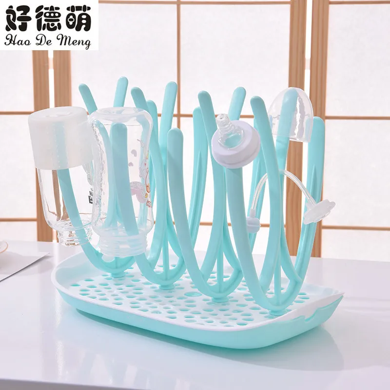 

Good German Meng Feeding Bottle Drying Rack Water Draining-Split Feeding Bottle Large Holder Drying Rack Drying Newborns Bottle