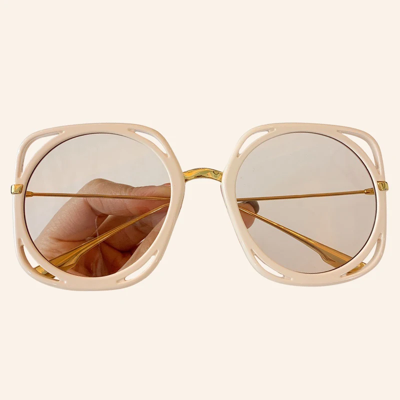 No.4 Sunglasses Винтажные Женские квадратные солнцезащитные очки, женские брендовые дизайнерские зеркальные солнцезащитные очки Oculos de Sol - Цвет линз: No.4 Sunglasses