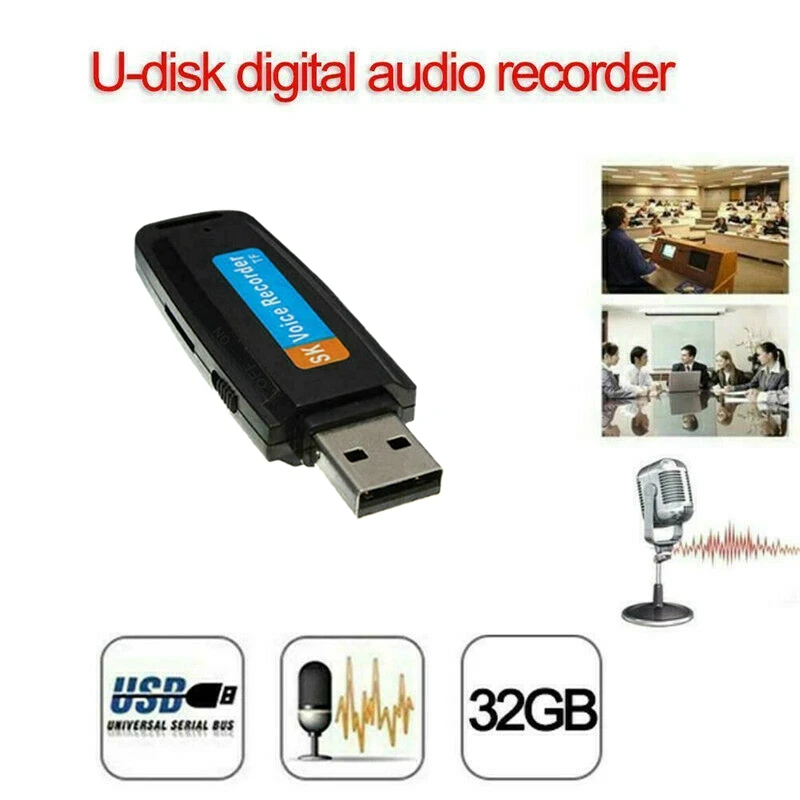 U-диск цифровой аудио диктофон ручка зарядное устройство USB флэш-накопитель до 32 Гб мини SD TF высокое качество