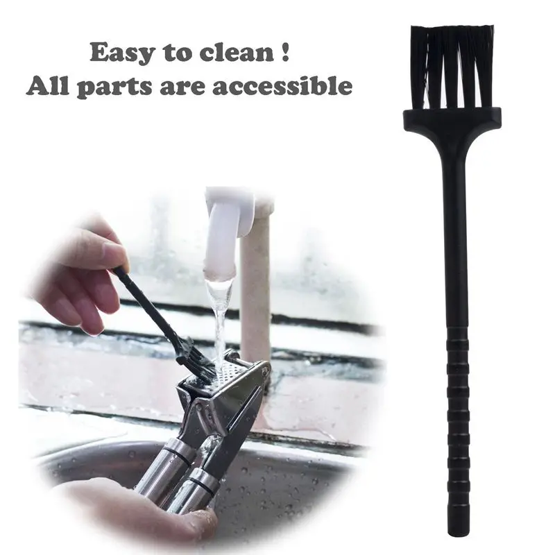 Stainless Steel Garlic Press and Peeler Set, with Silicone Tube Roller& Brush kitchen accessories