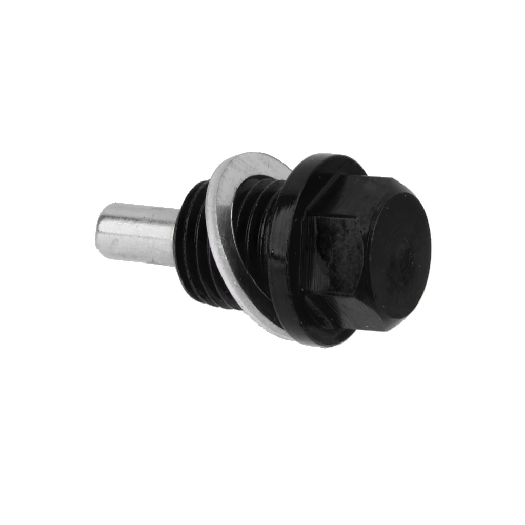 M14X1.5mm Magnetic Oil Drain Plug Metal Engine Oil Pan Plug  For Acura AUDI Dodge Ford Mazda Black Dropship