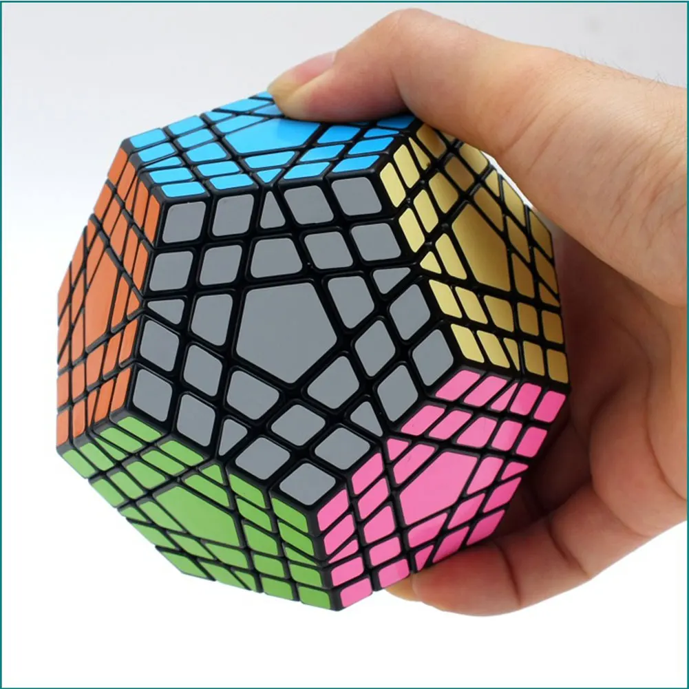 

5*5 Gigaminx Tube Five Layers Dodecahedron Puzzle Cubes Brain Teaser Magic Cube