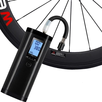 

100PSI Electric Pump Rechargeable Bicycle Bike Car Tire Ball Air Inflator Intelligent Digital Tire Pressure Detection Bike Part