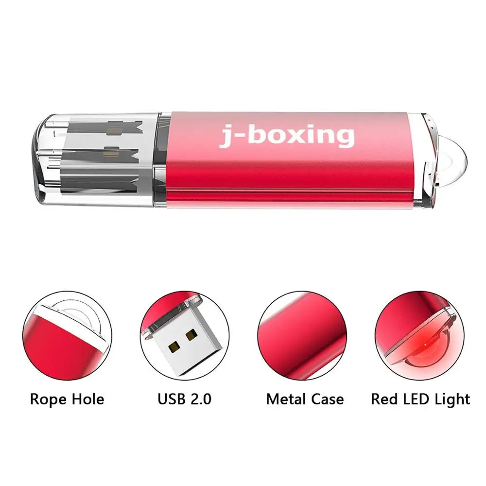 Прямоугольник J boxing 128 ГБ USB флеш накопитель светильник красная карта памяти