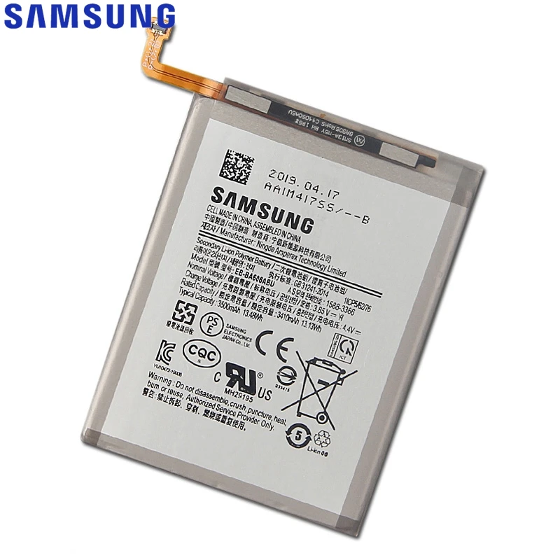 Samsung EB-BA606ABU аккумулятор для samsung Galaxy A60 запасная батарея телефона 3500 мАч