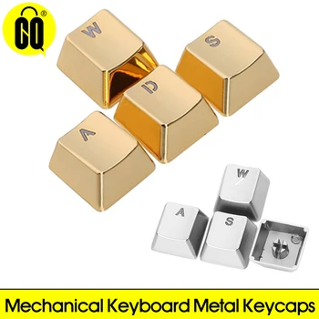 

For Mechanical Keyboard MX Axis Metal Keycaps Pervious to light Keypress WASD ARROW Zinc Alloy Key Cap Light Transmission