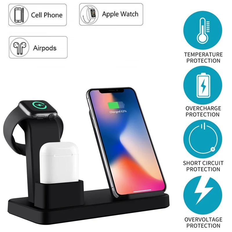 New-10W-Qi-Wireless-Charger-for-iPhone-X-8-Charger-3-in-1-Mobile-Phone-Fast