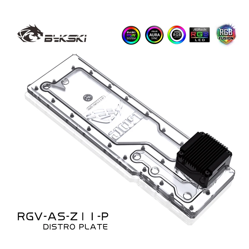 Bykski-asus rog z11ケース用ウォーターウェイ冷却キット、5v argb
