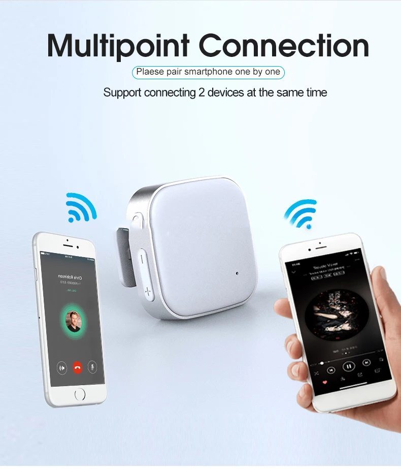 Bluetooth 5 0 Receiver Wireless 3 5mm AUX Adapter for Phone Headphone Dual Connect Audio Receiver With Microphone