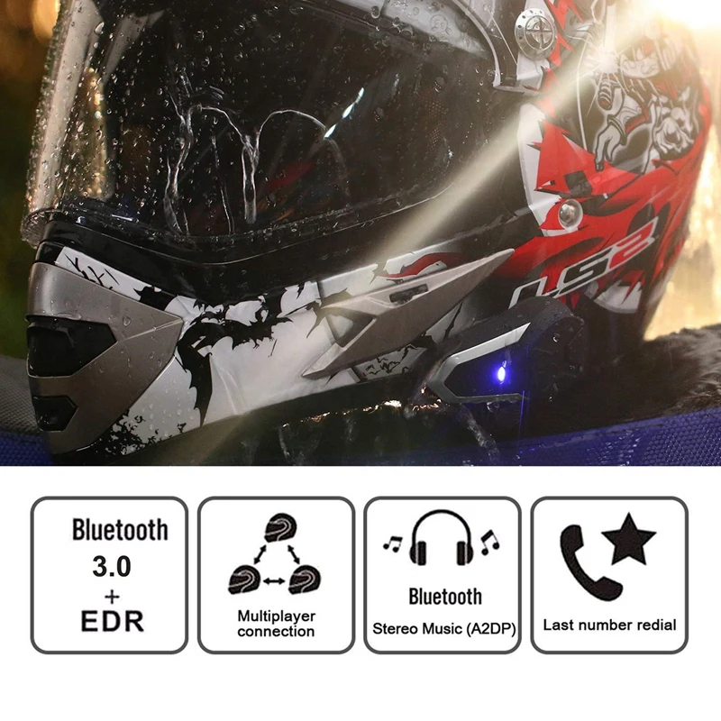 Мотоциклетная bluetooth-гарнитура, Bt-S3 1000 м шлем Bluetooth системы связи лыжный шлем наушники Bluetooth домофон рация