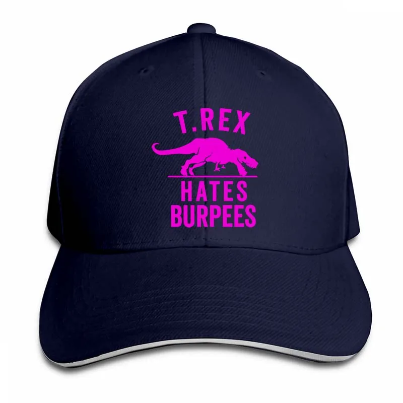 T Rex Hate Burpees(3) бейсбольная кепка для мужчин и женщин, Кепка-Дальнобойщик, модная Регулируемая Кепка - Цвет: 2-Navy