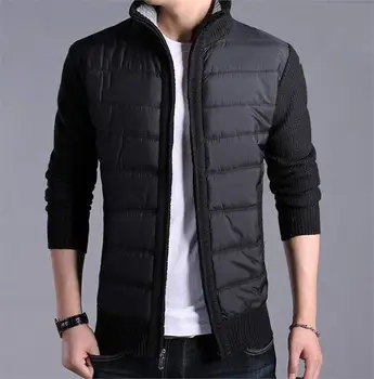 

Men's Winter Thick Sweatercoat Autumn Sweater Coat Outerwear Casual Fleece Cashmere Liner Sweaters Turn-down Collar Cardigan