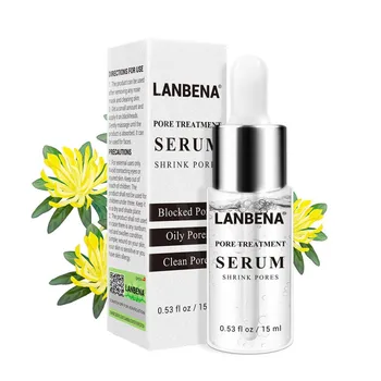 

Pore Treatment Serum Moisturizing Remove Blackheads Pimples Pores Shrinking Essential Liquid 15ml YZ