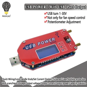

DP3A Digital display USB adjustable power module DC 1-30V 15W QC 2.0 3.0 FCP Quick charge laboratory power supply regulador
