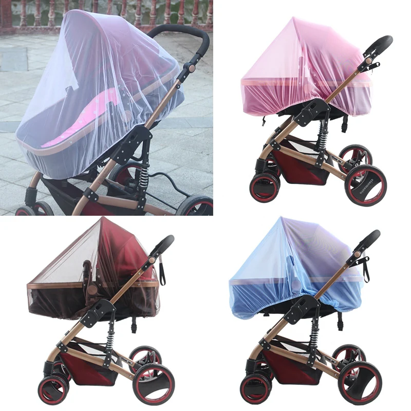 

Newborn Baby Stroller Crip Netting Toddler Infant Pushchair Mosquito Insect Net Safe Mesh Outdoor Baby Care Full Cover Netting