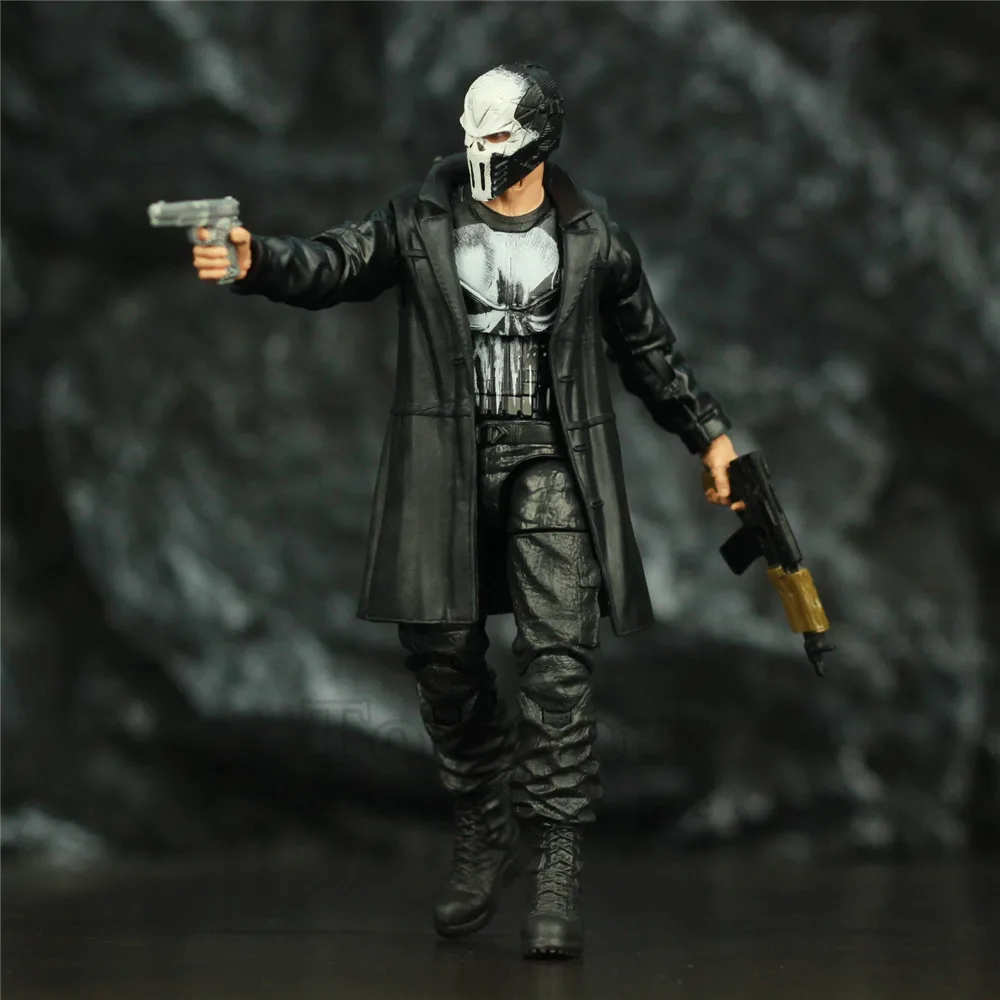 

Custom Marvel Legends Crossbones Punisher 6" Scale Action Figure Man Thing BAF Wave Body 1/12 1:2 Head Collection Toys Doll